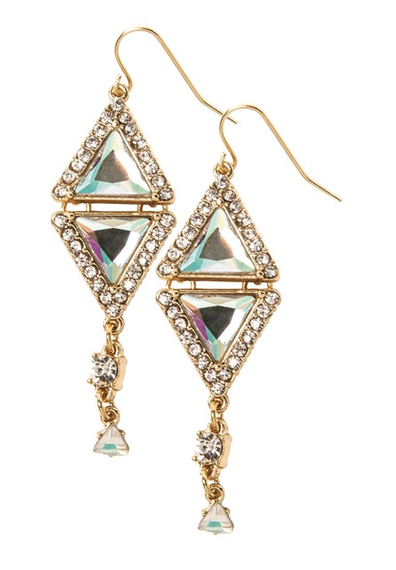 Katy Perry Double PRISM with Rhinestones Drop Earrings Gold 9,99EUR 8.00GBP 16,90CHF 39,90PLN