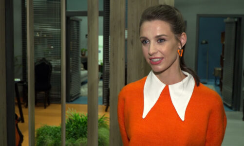 Julia Kamińska: Jestem ogromną fanką talentu Mai Hirsch. Stworzyła w „BrzydUli” niesamowitą postać i mam nadzieję, że szybko spotkamy się znów na tym planie